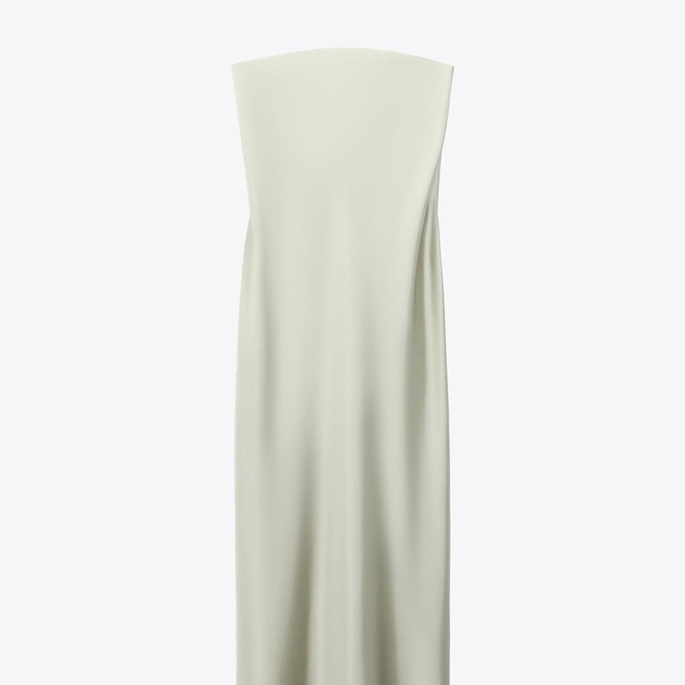 Zara Strapless Cream Dress